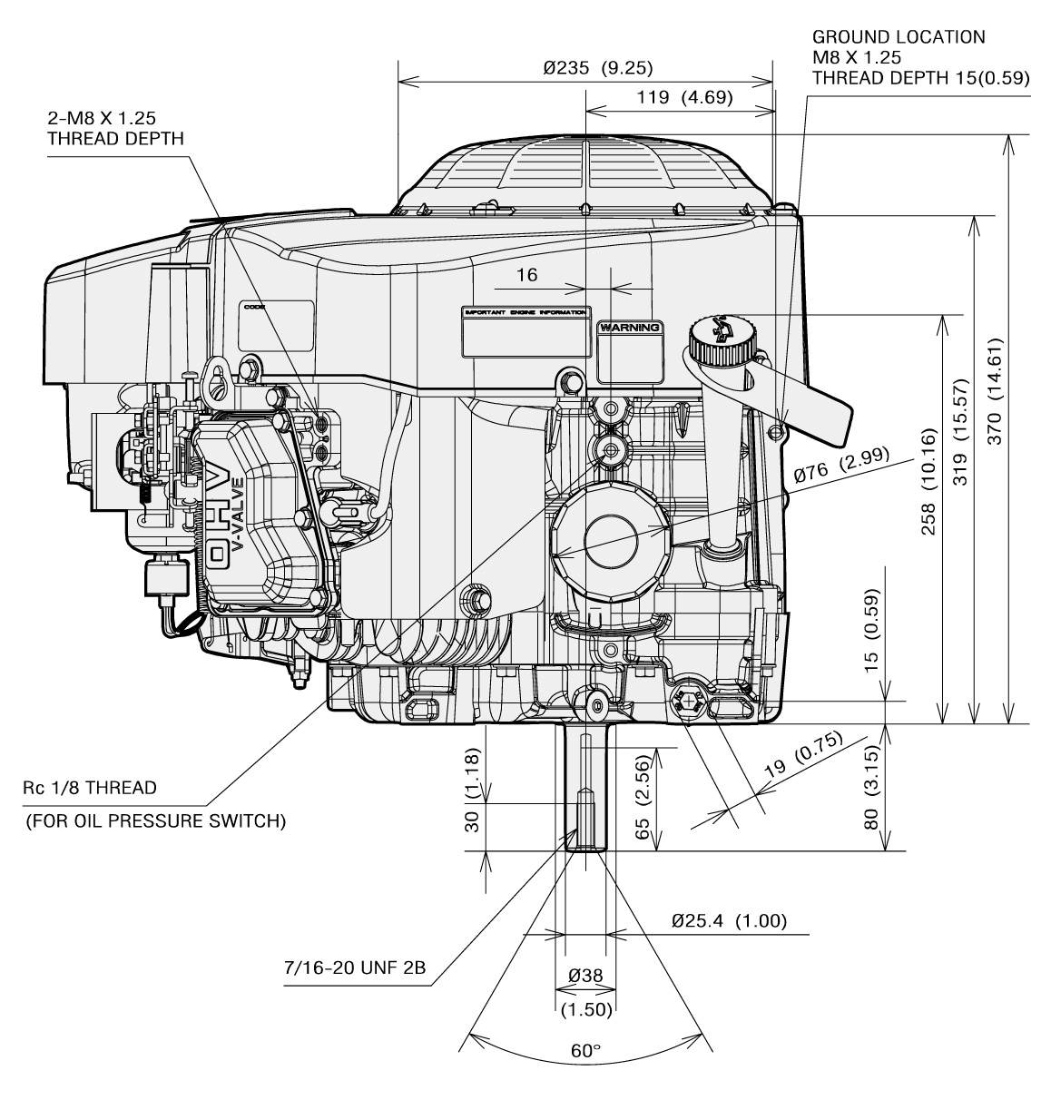 Kawasaki fr600v engine sale